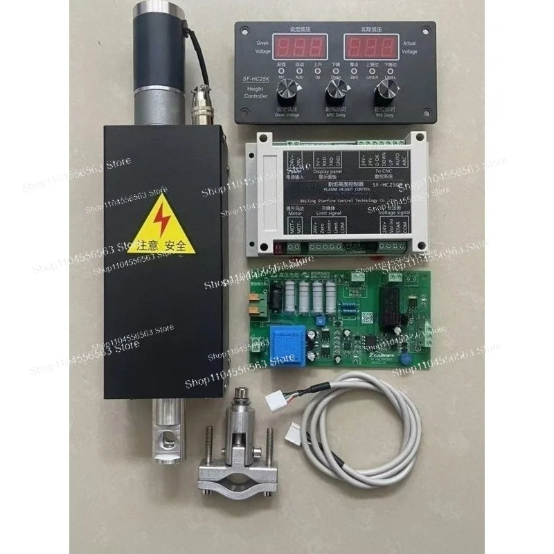 Фото Комплектующие для плазменной резки: контроллер высоты резака THC YKB-100 DC24V, лифтер оси Z для ЧПУ SF-HC25K №1