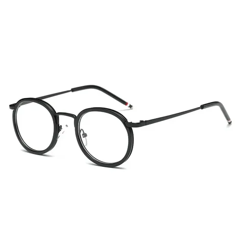 Японская Ретро круглая оправа для очков женские милые очки без макияжа простые мужские очки милые декоративные компьютерные очки