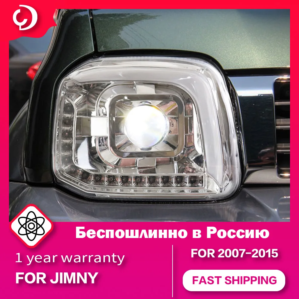 AKD автомобильные фары для Suzuki Jimny 2007-2015 светодиодные DRL указатель поворота