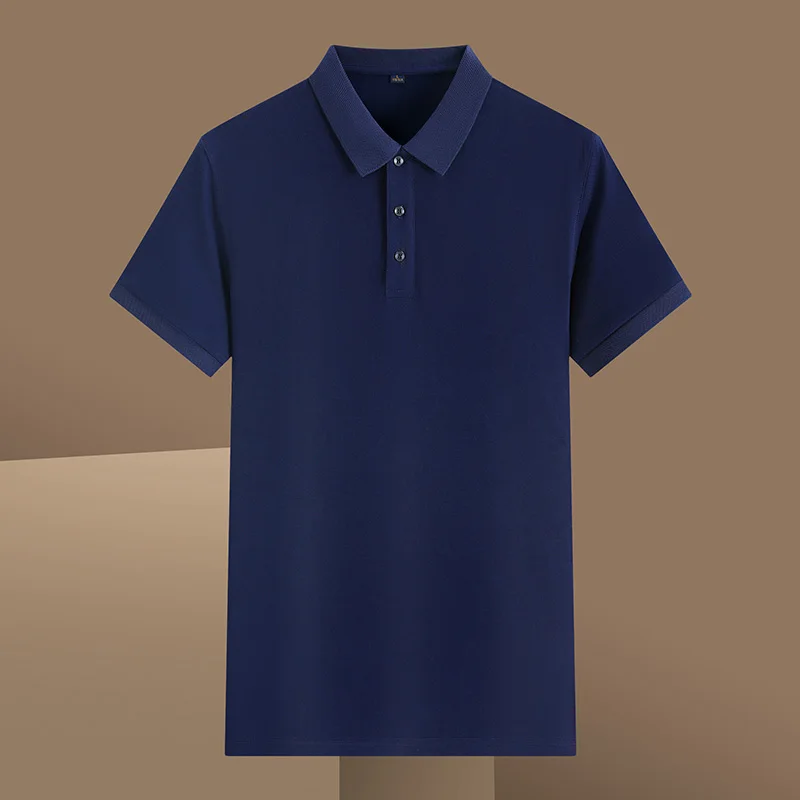 Для лета 2024 высококачественные дышащие модные с коротким рукавом черные синие