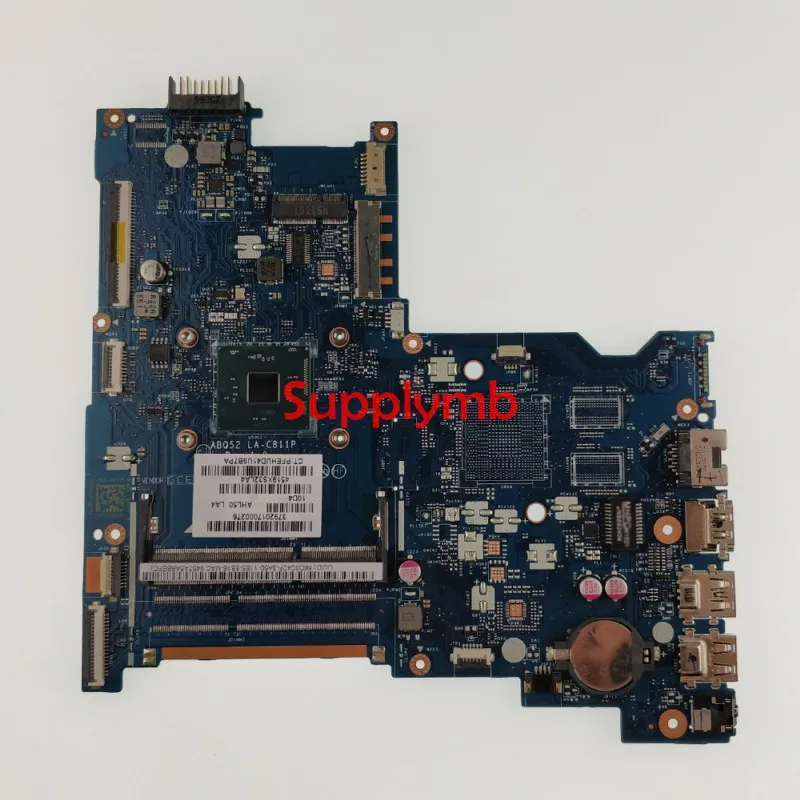 816812-601 Motherboard 816812-501 ABQ52 LA-C811P UMA N3700 CPU for HP 15-AC Series NB PC Laptop Mainboard 816812-001 Tested