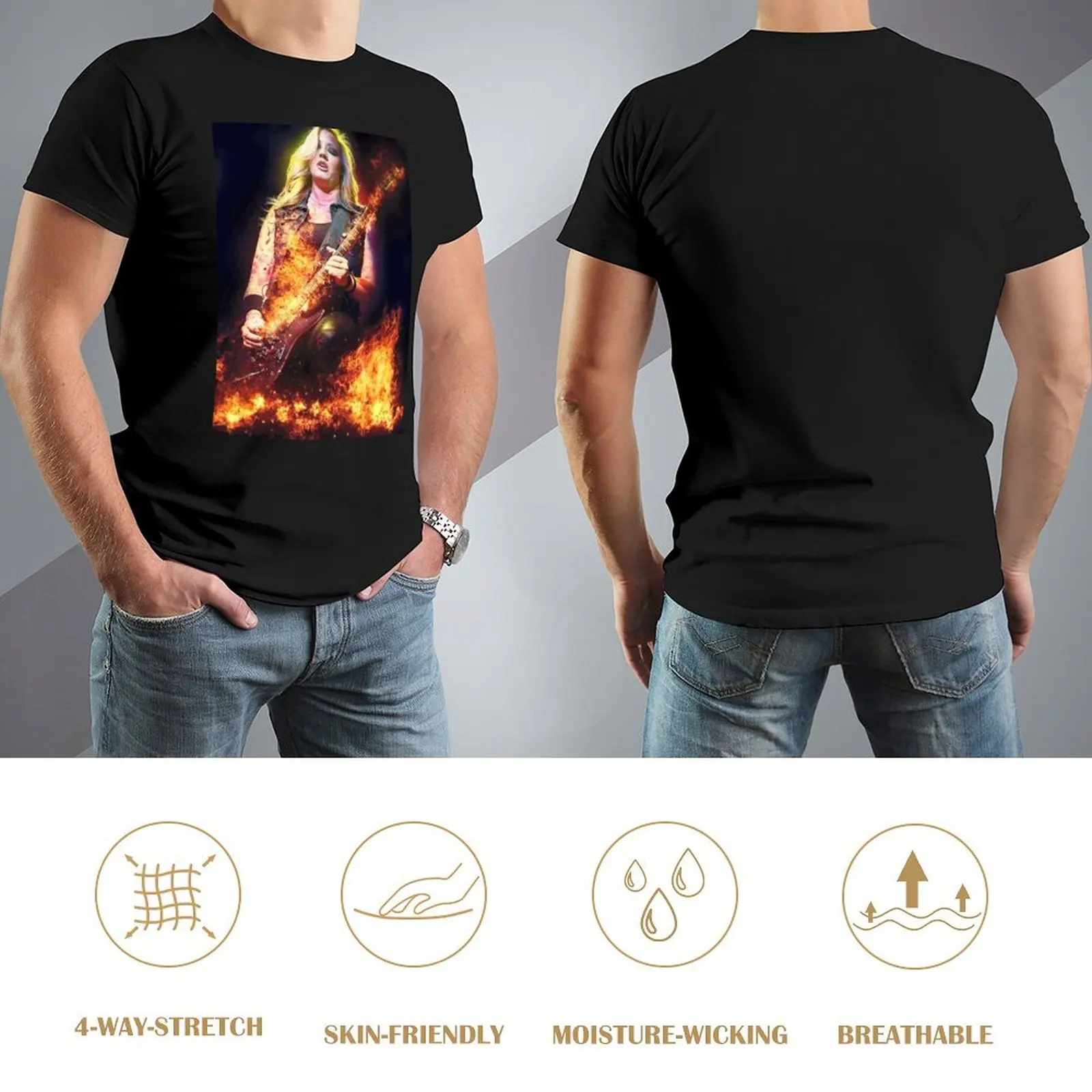 Футболка Nita Strauss Is On Fire футболки для мальчика одежда больших размеров