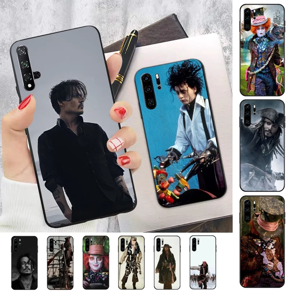 J-Johnny Depp Phone Case For Huawei P 8 9 10 20 30 40 50 Pro Lite Psmart Honor 70 Mate 20lite