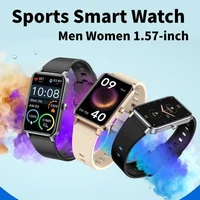 sports smart watch men women 1 57 inch full touch fitness tracker ip68 waterproof smartwatch for huawei xiaomi sports watch