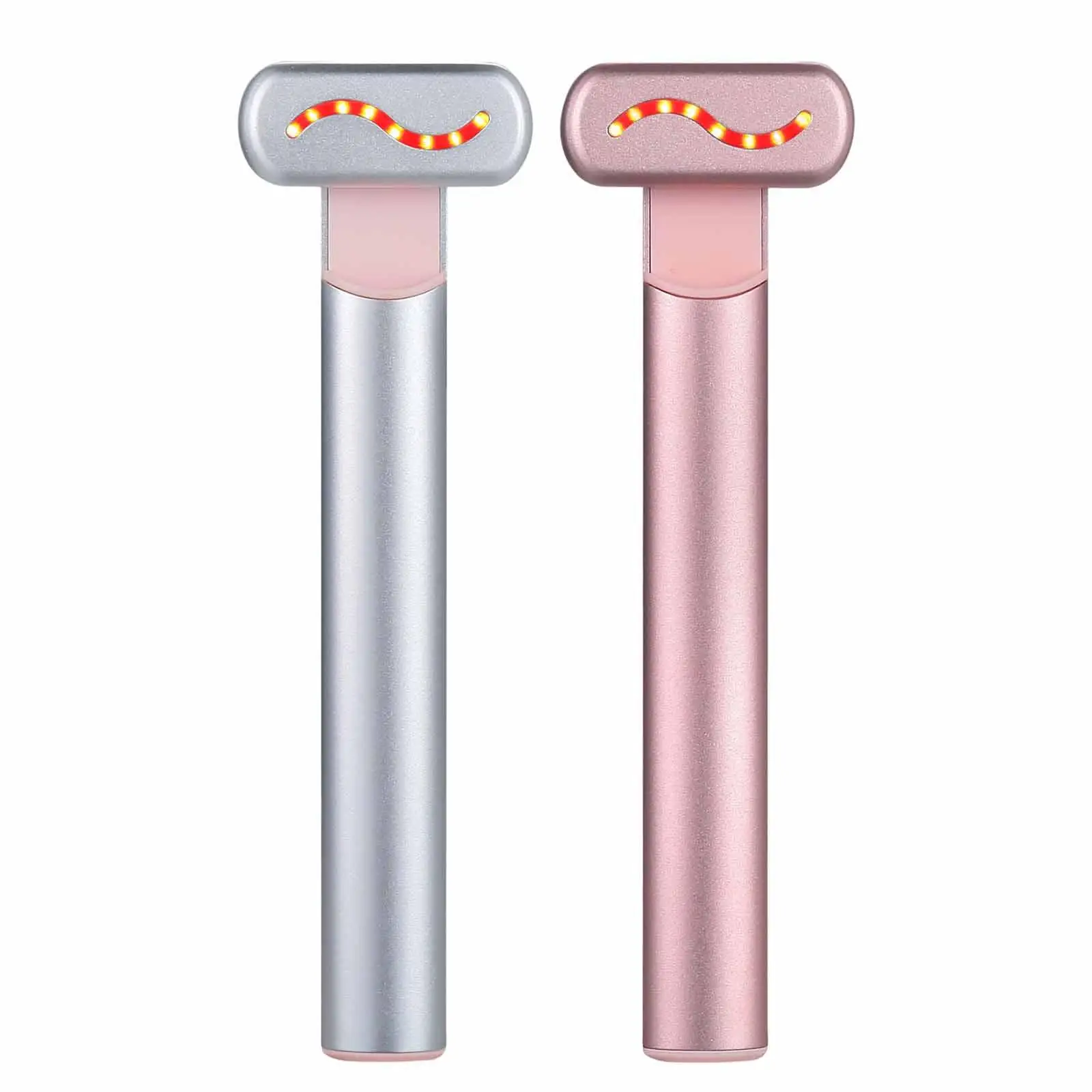 

Personal Eye Massager Wand Red Light Heated Warm Vibration Microcurrent Eye Lift Device for Eye Bags Puffiness Dark Circles
