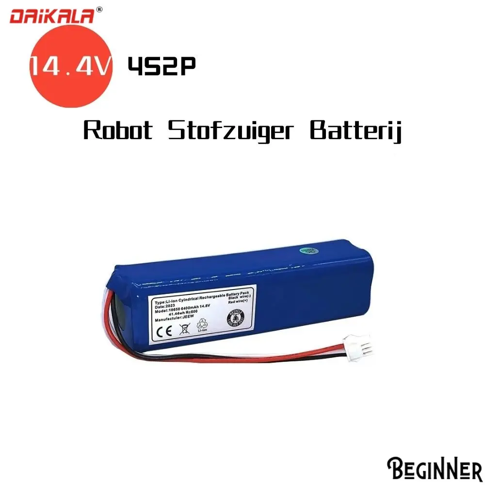 Подметальная батарея робота 4S1P 14,4 V 5400/9800Mah 18650 литий-ионная батарея, Geschikt Voor V8s X750 Pro Robot Stofzuiger