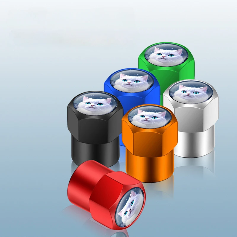 Колпачки клапанов автомобильных колес с мультяшным котом для CHERY ARRIZO 3 4 5 7 TIGGO 8 PLUS
