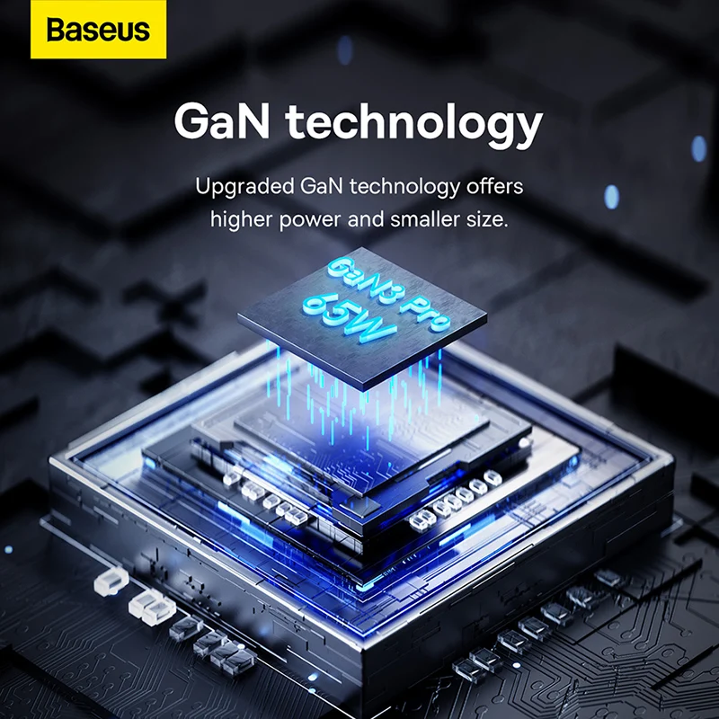 Зарядное устройство Baseus GaN с 4 портами 65 Вт 100 | Мобильные телефоны и аксессуары