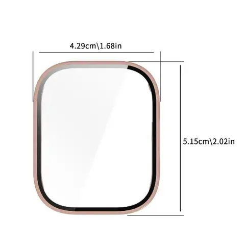 Новый чехол из закаленного стекла для Redmi Watch 5 Active/5 Lite, ремешок для умных часов, защитная пленка для экрана, бампер, пленка для Xiaomi