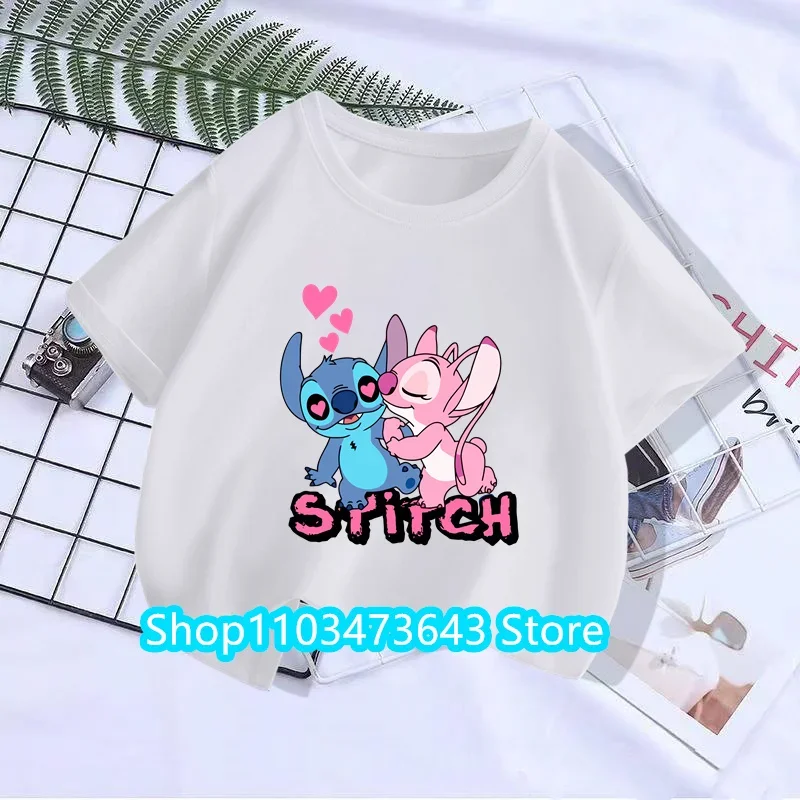 Футболка Y2k с рисунком из мультфильма Лило Стич