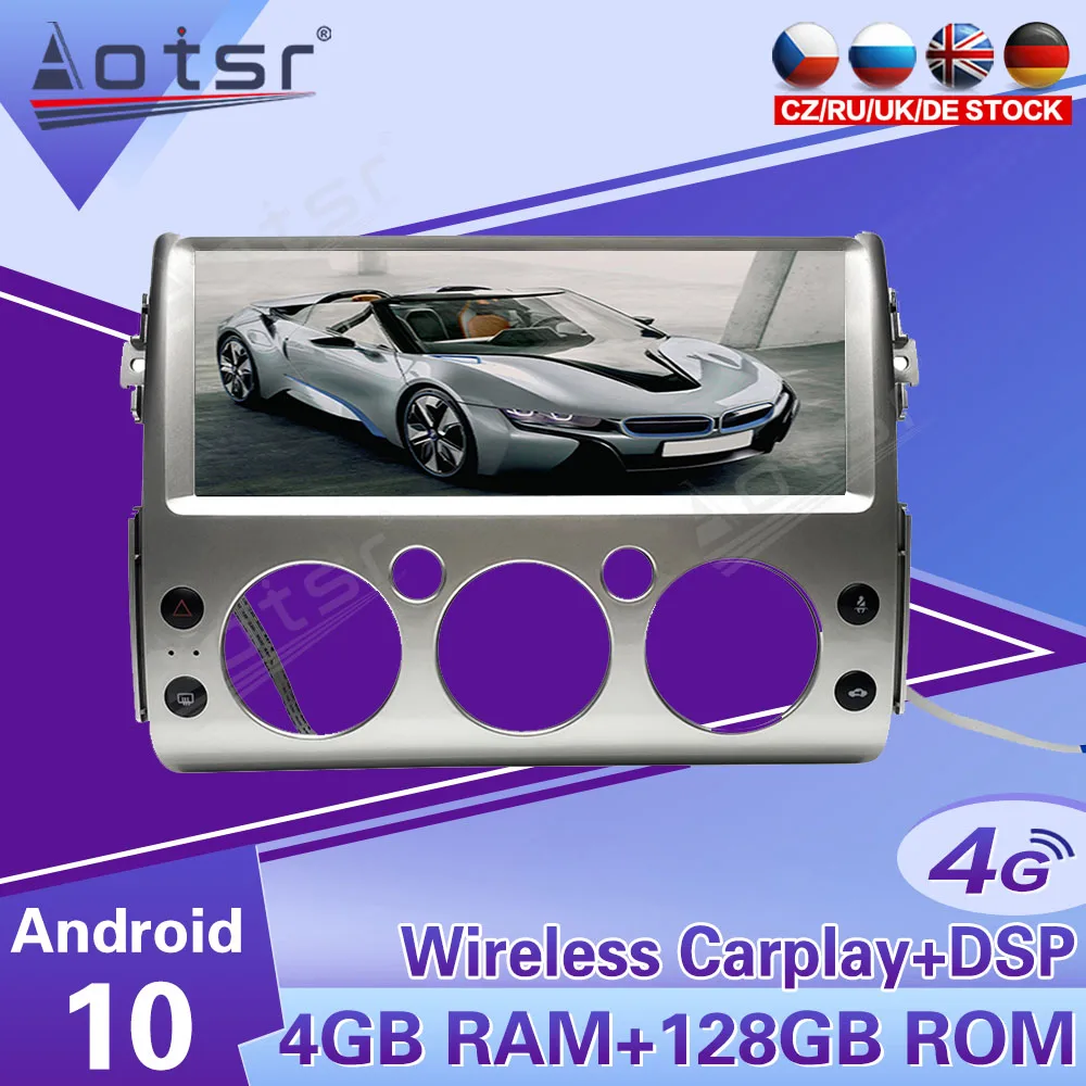 

128G Android автомобильный мультимедийный плеер стерео для Toyota FJ Land Cruiser 2007-2017 GPS Navi автомобильное аудио радио головное устройство 1 Din Carplay