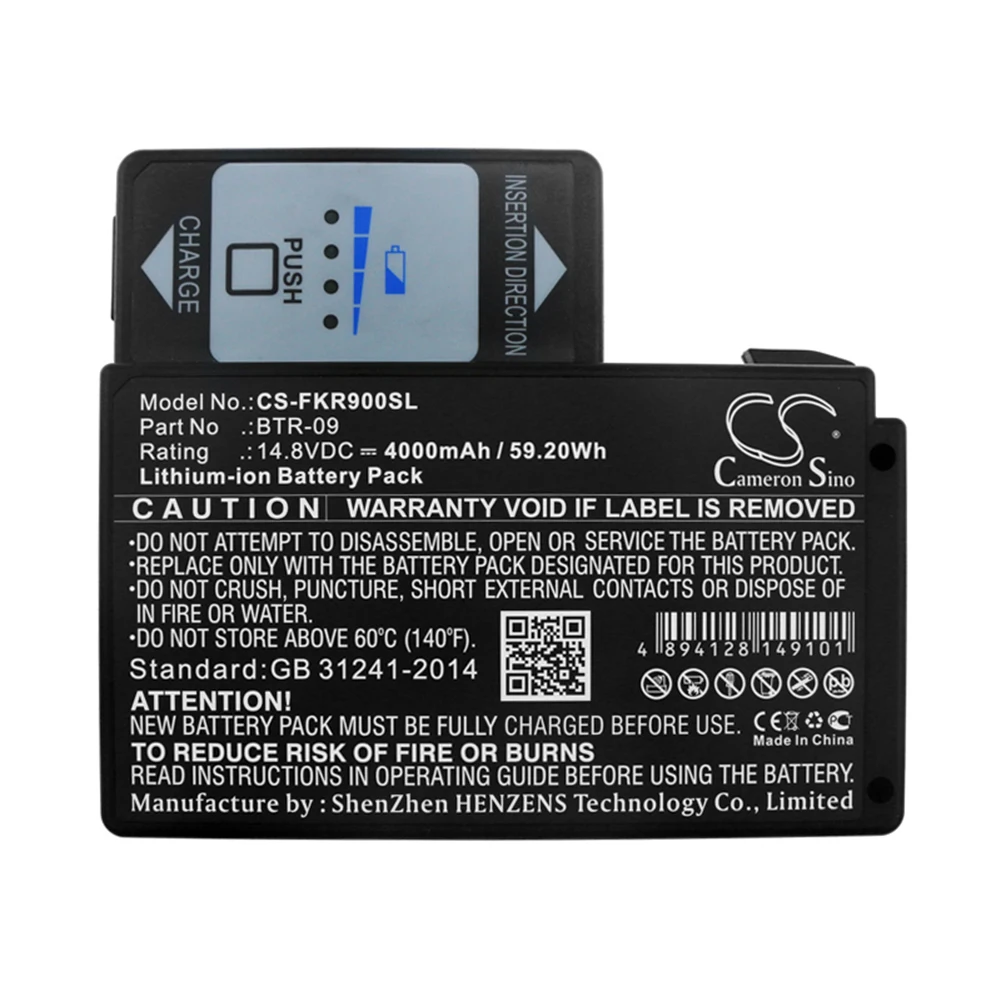 Кэмерон китайско 4000mA Батарея для Fujikura FSM 702R 70R 70S 80C + 80S BTR 09|Цифровые аккумуляторы| |