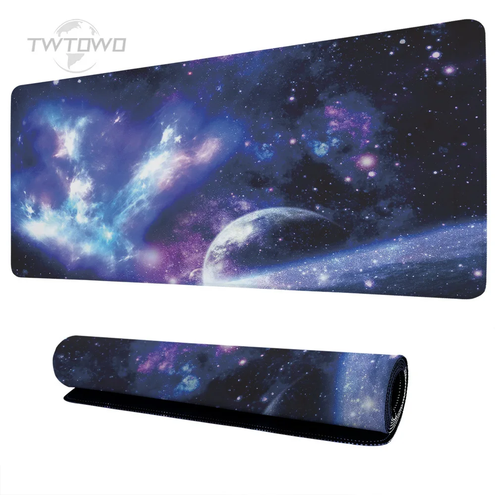 Podkładka pod mysz Gaming Space Starry Sky XL Home HD Niestandardowa podkładka XXL Mechaniczna klawiaturę Dywan biurowy Miękka antypoślizgowa PC