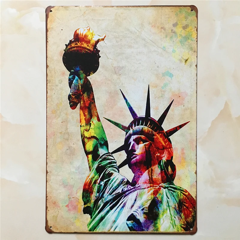 Винтажный Декор для комнаты музыка на гитаре рок-фильм металлический жестяной