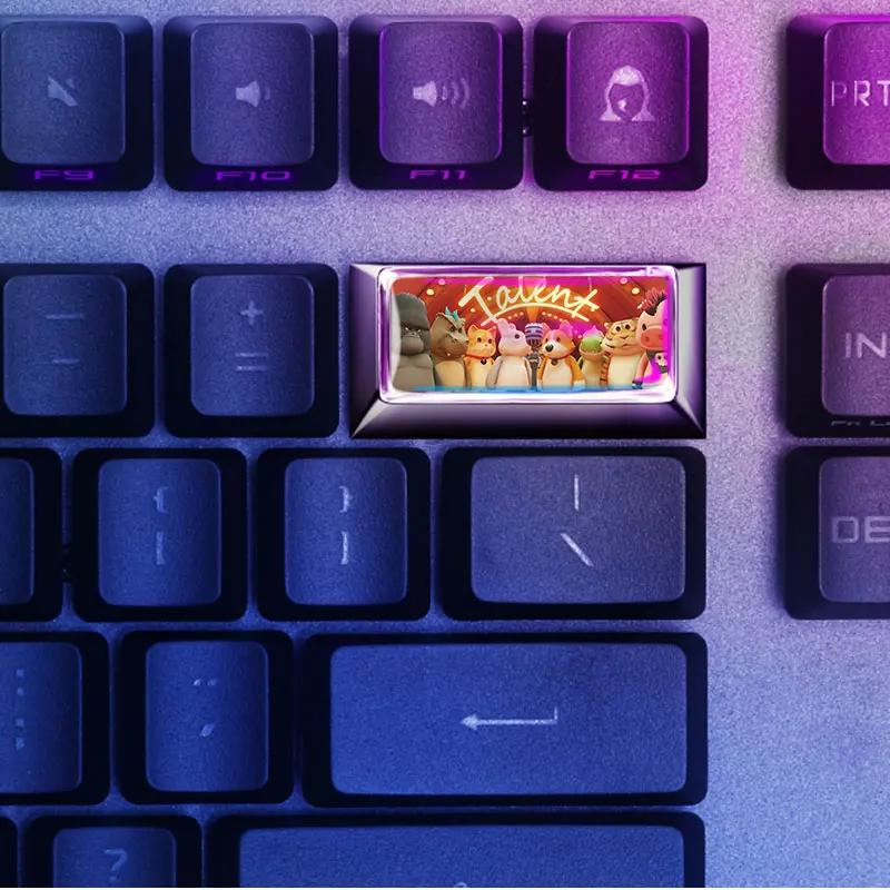 Новые милые вечерние колпачки для клавиш с животными на заказ Artisan ESC клавиатуры