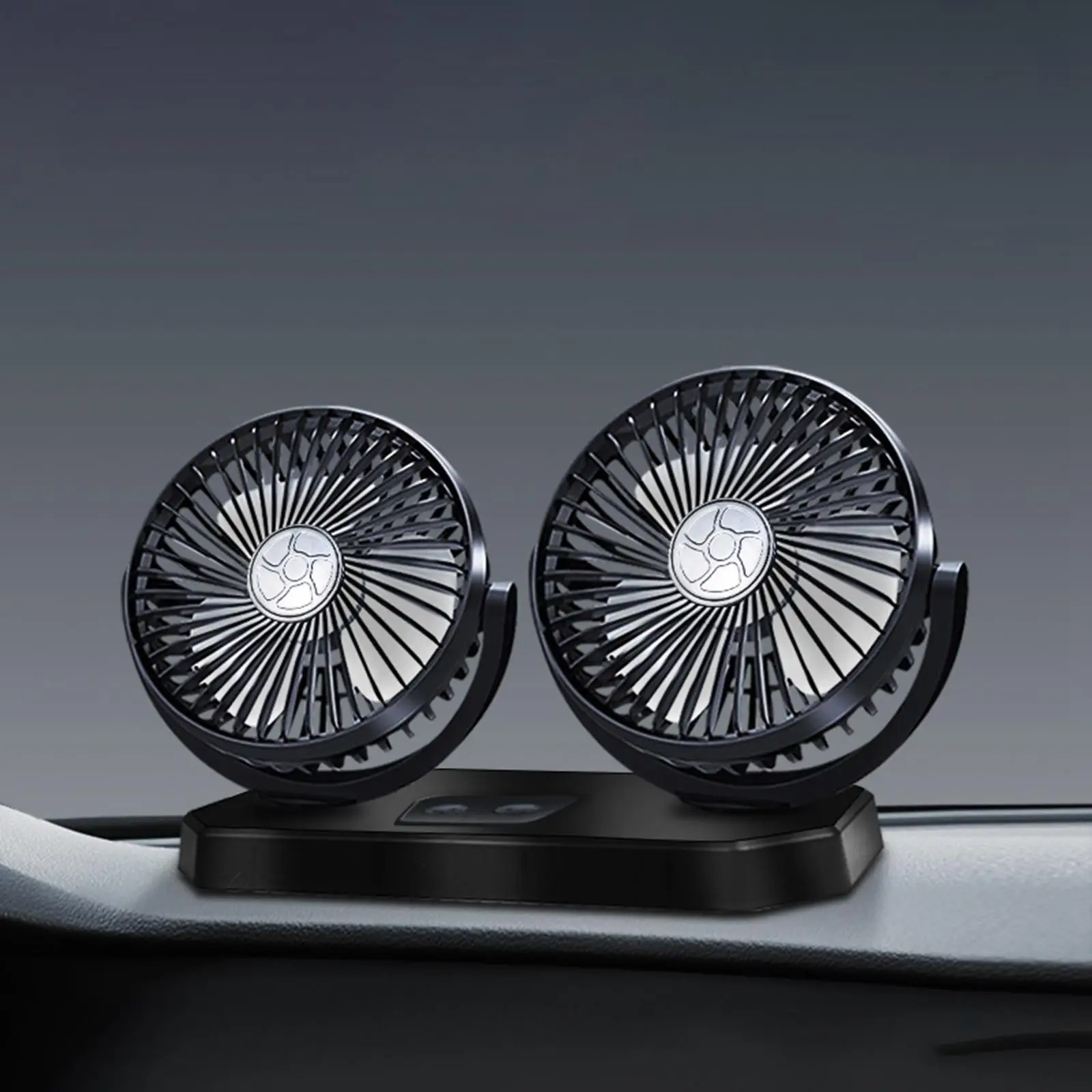 

Автомобильный вентилятор USB 360 Вращающийся портативный охлаждающий воздушный вентилятор для приборной панели