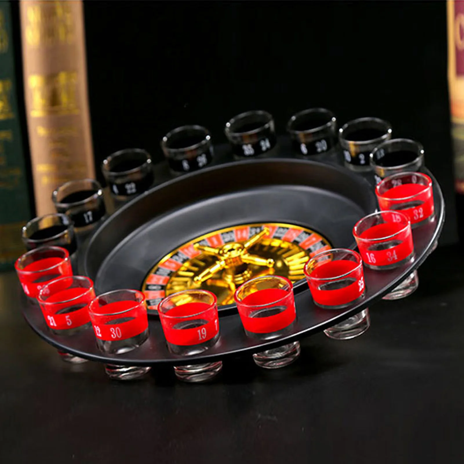 

Shot Glass Roulette Game For Party Drinking Game Set Casino Board Drinking Games Party Games For Adults Parties Sturdy Roulette