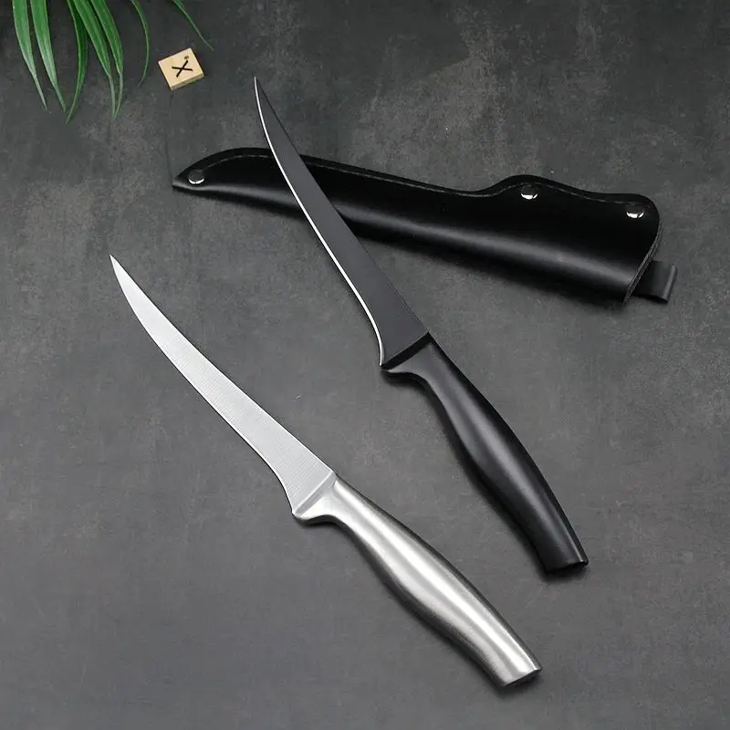 

Boning Knife Chef Knife Stainless Steel Kitchen Knife for Bone Meat Fish Fruit Vegetables Salmon Sushi Petty Raw Filleting