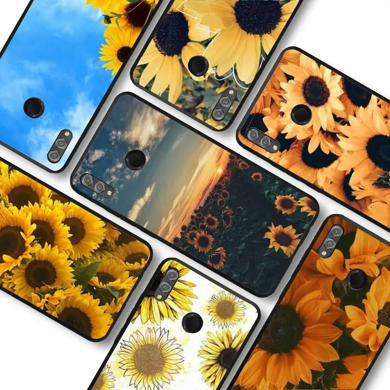 

Sunflower Phone Case for Samsung A51 A30s A52 A71 A12 for Huawei Honor 10i for OPPO vivo Y11 cover