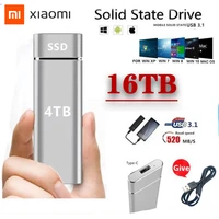 xiaomi portable ssd 16tb 8tb 4tb 2tb external solid state drive mobile storage device usb3 1 hard drive for laptop microcomputer