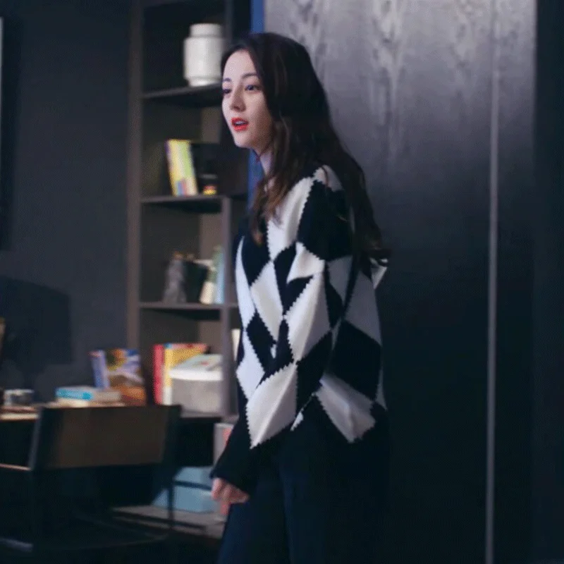 2024 осенне-зимняя одежда новый женский элегантный свободный топ модный