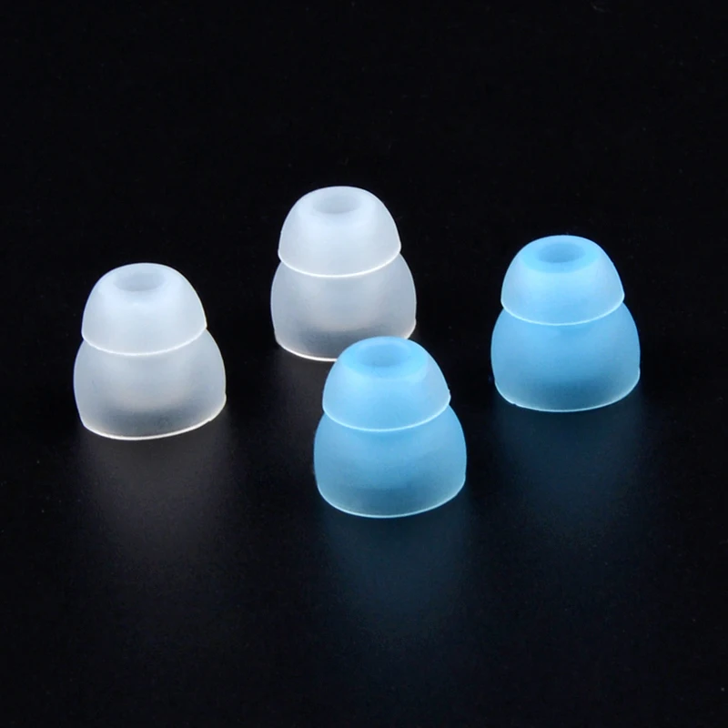 

NiceHCK 1Set/2pairs(4pcs) M Size In Ear Double-layer Tips Earphone Silicone Eartips/Ear Tip For IM50 IE80 UE900 NiceHCK DT100