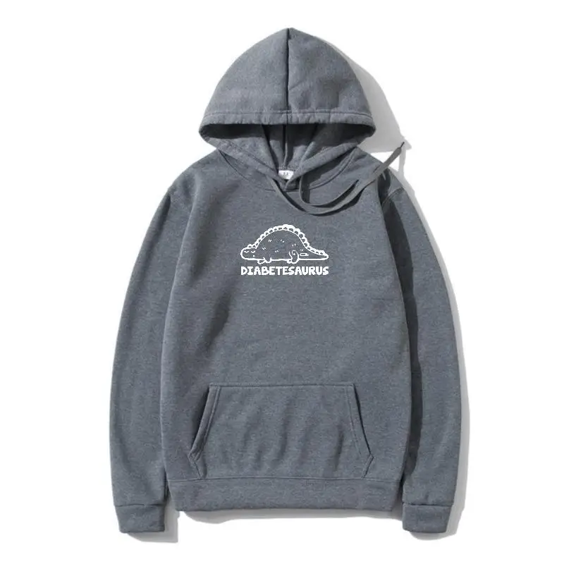

Diabetesaurus Funny Dinosaur Pullover Customized Outerwear Outerwear For Men Cotton Hoody Casual New Design