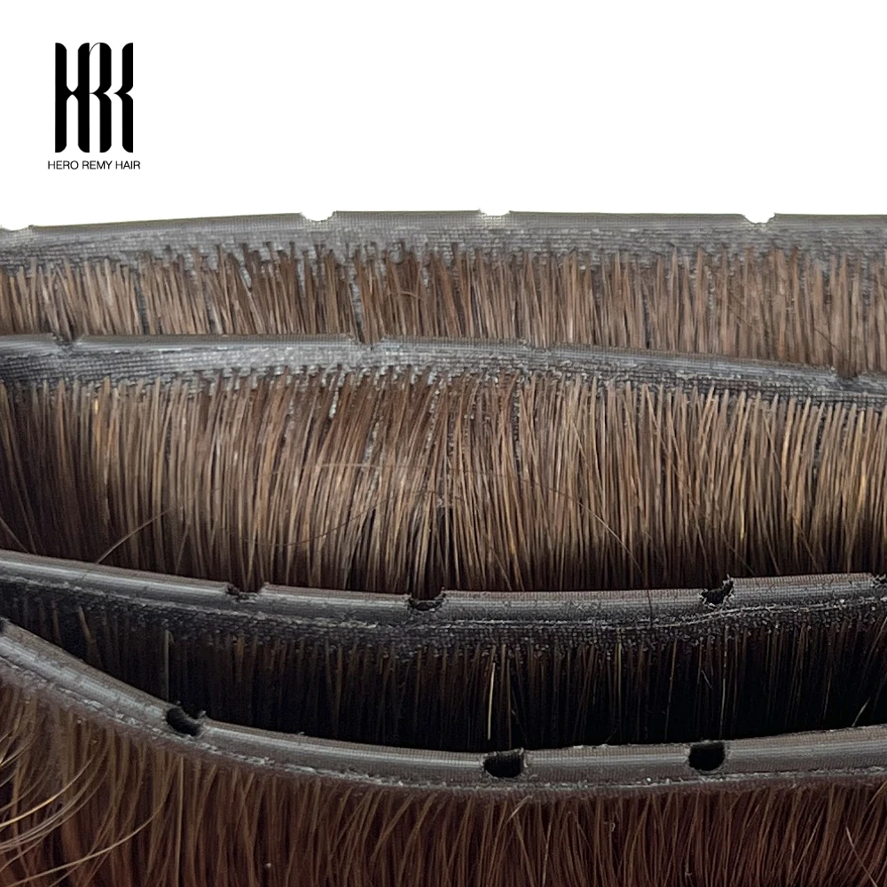 Фото Двусторонние инъекционные накладные пряди Butterfly Weft 100 г, натуральные человеческие волосы Remy, ручная работа, невидимая лента, натуральные, для белых женщин №2