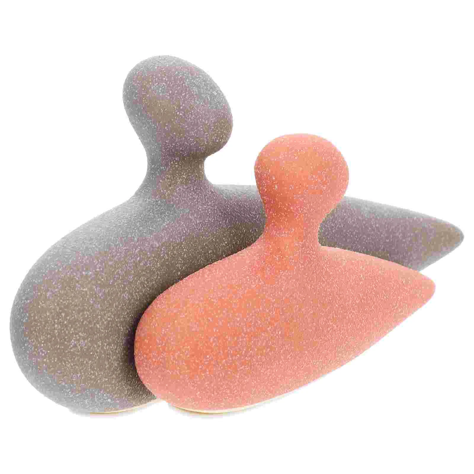 

Couple Statue Sculpture Lover Figurine Wedding Ceramic Valentines Abstract Day Romantic Figurines Pottery Decor Gift Figure Home