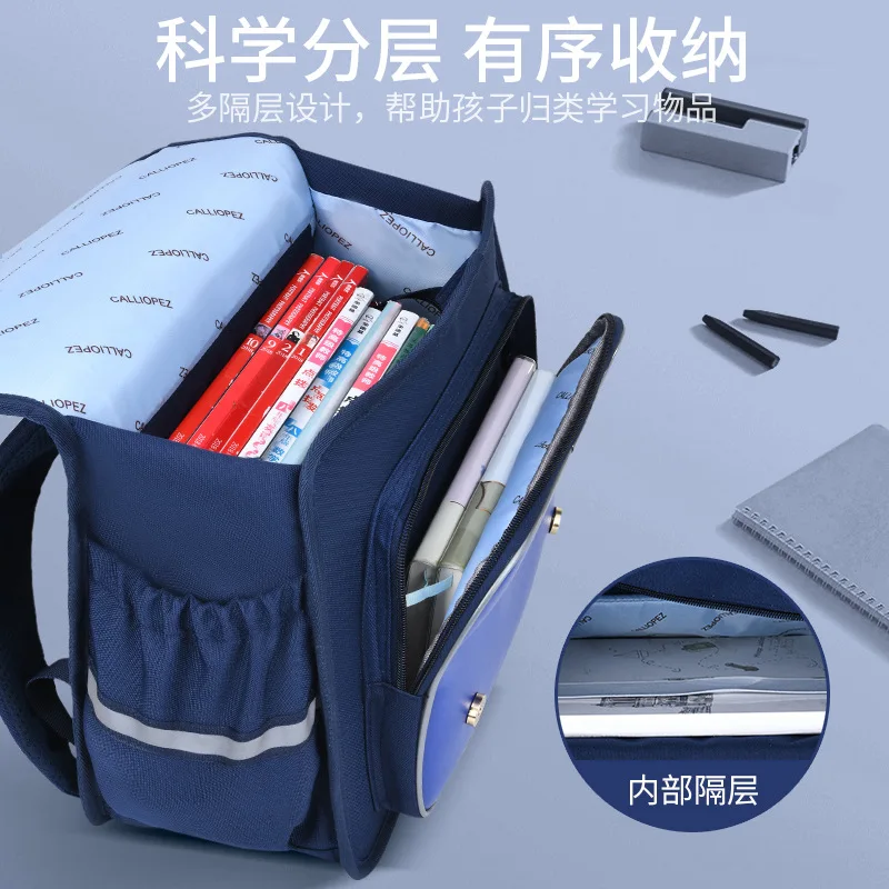 New School Bags For Boys Girls England Style Primary Student Shoulder Orthopedic Backpack Large Capacity Water Proof Mochila