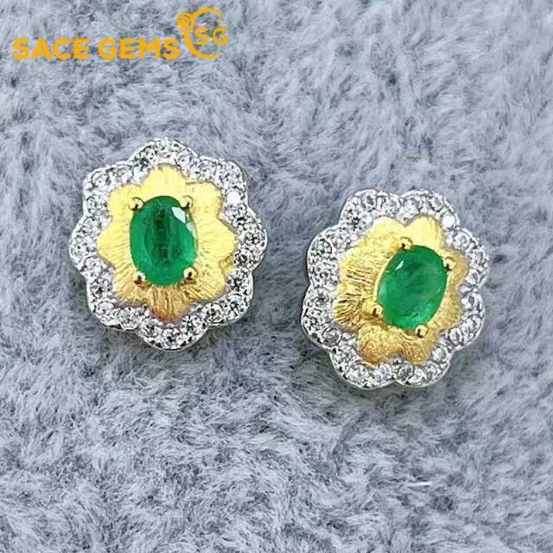 Женские серьги-гвоздики из серебра 925 пробы 3 х4 мм