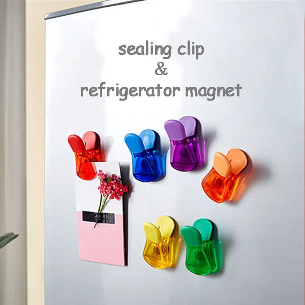 

Colorful for Photo Displays Home Office Fridge Magnets Message Holder Refrigerator Magnets Whiteboard Magnetic Clips