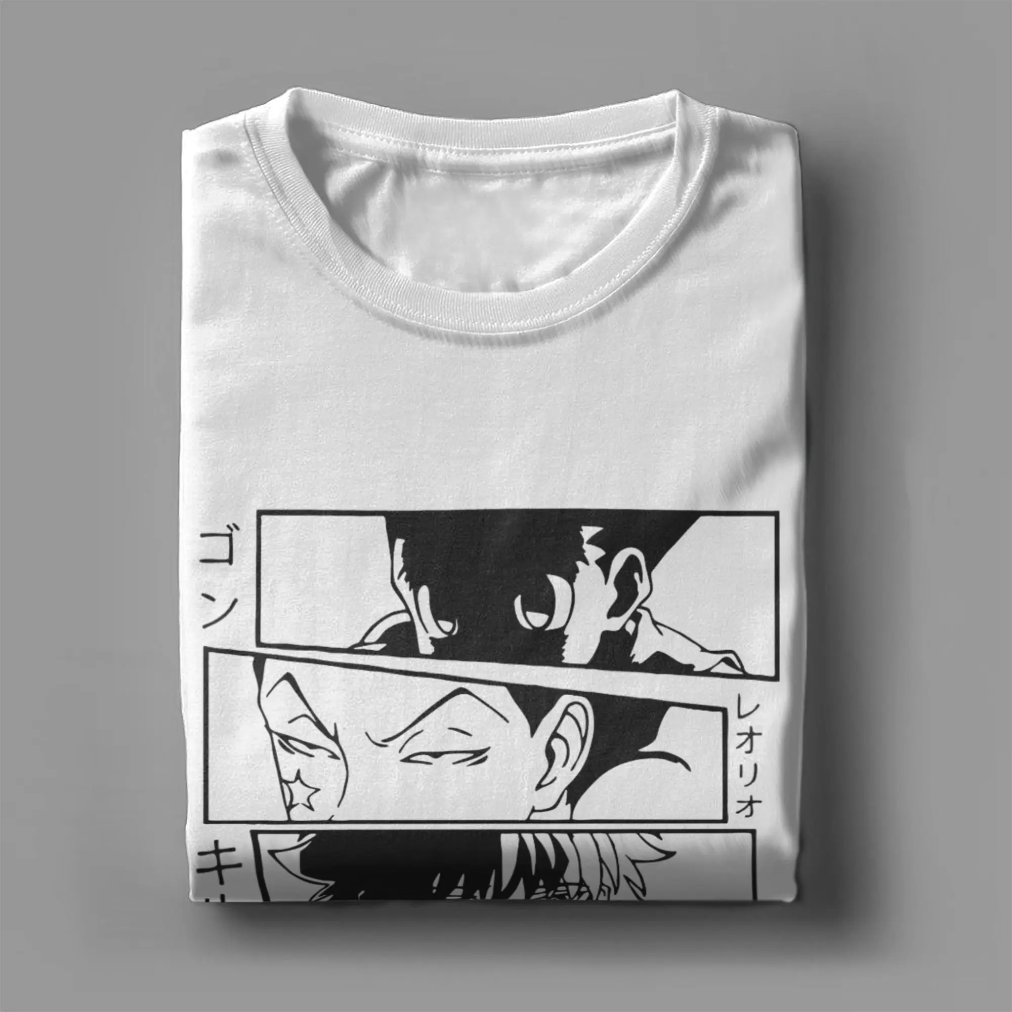 Hunter X Crew Tshirt Men's Cotton Clothes Casual Round Neck Short Sleeve