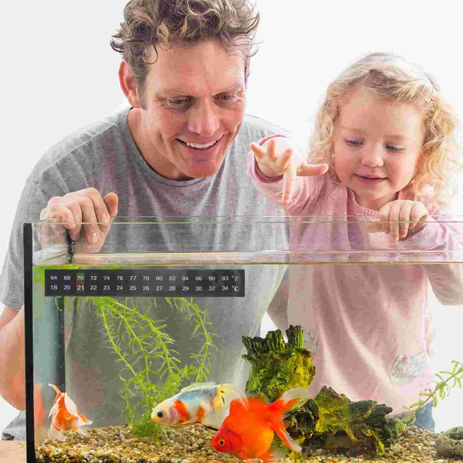 Наклейки на термометр наклейки полоски для температуры аквариума цифровые