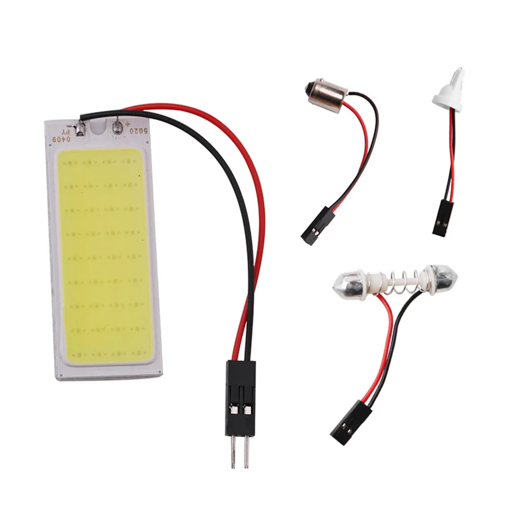 

Монолитный блок светодиодов 36SMD, сверхъяркая белая купольная лампа для салона автомобиля, лампа для чтения, проводная лампа для салона авто...