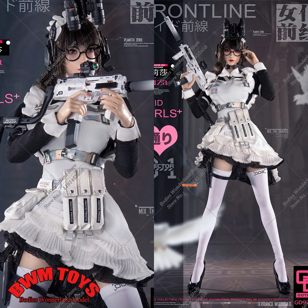 

GDTOYS GD97007 1/6 Scale Collectible Maid Girls Frontline ELIZA 12'' Female Solider Action Figure Model Doll for Fans Gifts