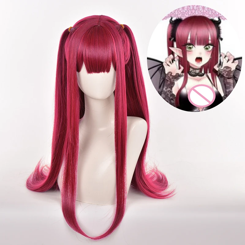 

Anime My Dress Up Darling Rizu Kyun Cosplay Wigs Red Kitagawa Marin Devil Cosplay Wig Synthetic Hair My Dress Up Darling