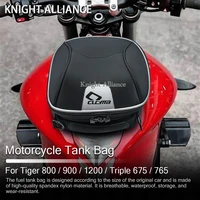 fuel tank bag luggage for street triple 675 765 speed triple 1050 for tiger 1200 1050 navigation racing bag lock quick release