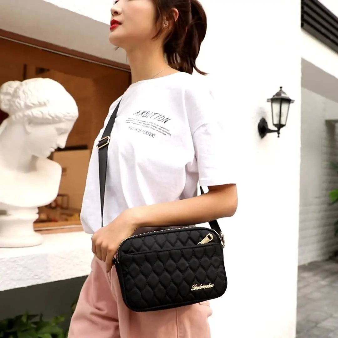 New Balloon Mobile Crossbody Bags For Women Fashion Women Shoulder Bag Cell Phone Pouch With Headphone Plug 3 Layer Wallet