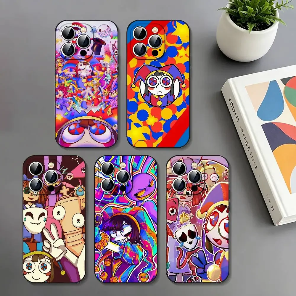 Фото Чехол для телефона Samsung Galaxy S26 S25 S24 S23 S22 S21 S20 Edge Lite Ultra Plus FE, аниме-чехол The A-Amazing Digital Circus 4G 5G №1