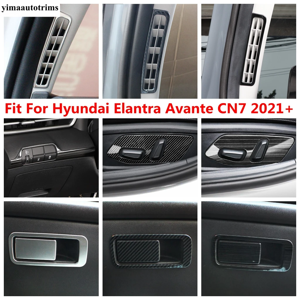 

Pillar A Air / Head Light Lamp / Glove Box / Seat Adjust Panel Cover Trim Accessories For Hyundai Elantra Avante CN7 2021 - 2023