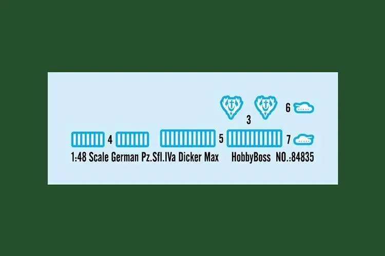 Hobbyboss 84835 немецкий Pz.Sfl.IVa Dicker Max (пластиковая модель)
