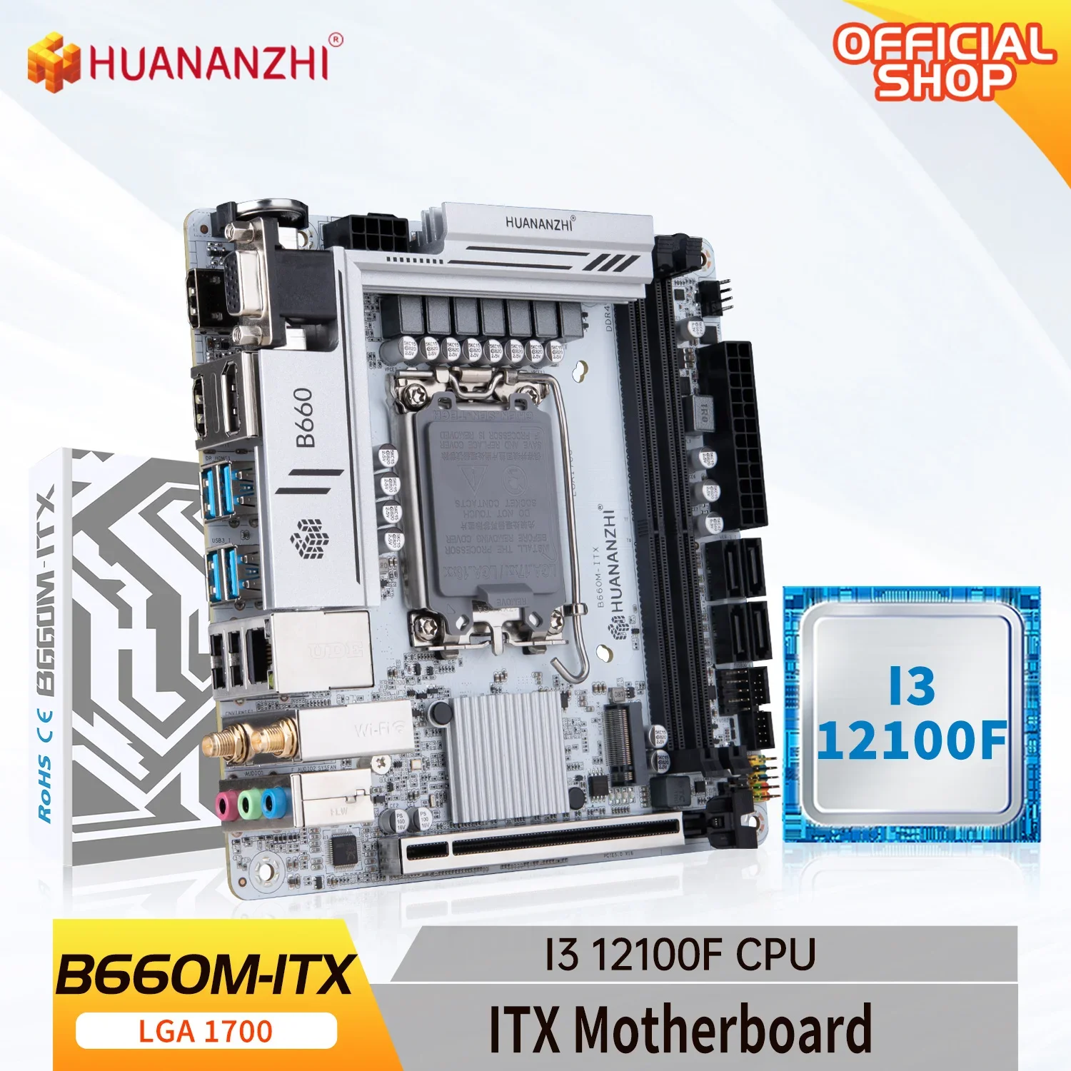 Intel Core i3-12100 + mini ITXマザーボード Intel Core i3-12100 + mini ITXマザーボード Intel Core i3