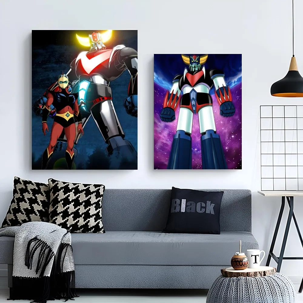 Постер НЛО-робот Goldorak с бумажным принтом для дома гостиной спальни входа в бар