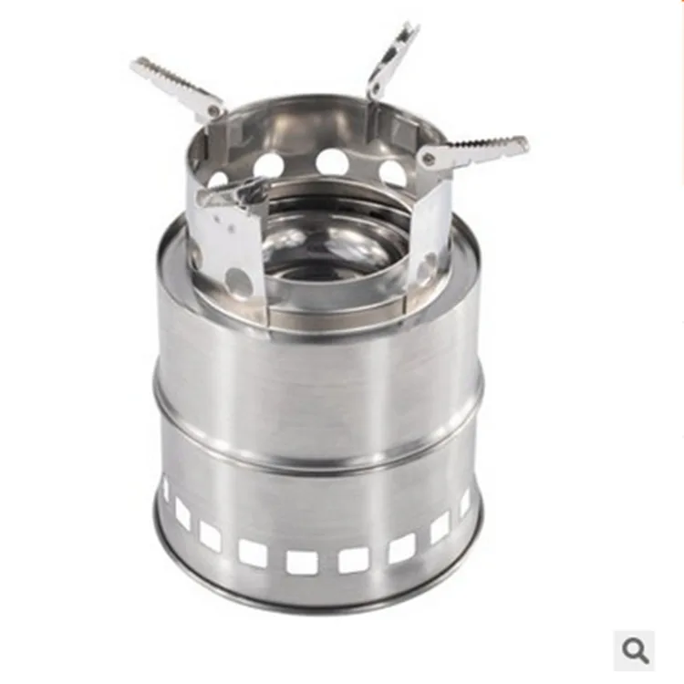 Portable Stainless Steel Folding Firewood Stove Alcohol Stove Stove Camping Stove Barbecue Stove Outdoor Stove