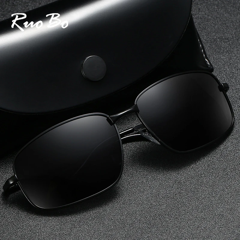 

RUOBO Classic Polarized Sunglasses For Men Women Driving Photochromic Chameleon Sun Glasses Change Color Eyewear UV400 Gafas
