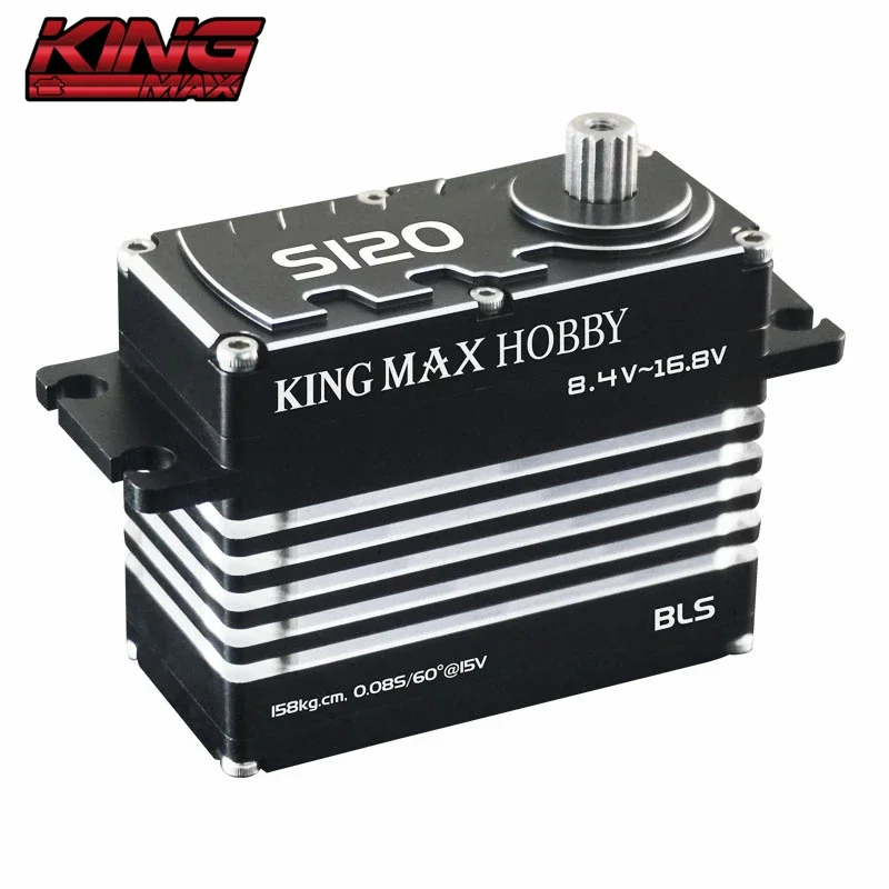 Kingmax S120 259g 158kg.cm @ 15V высокоточные стальные шестерни цифровой сервопривод для