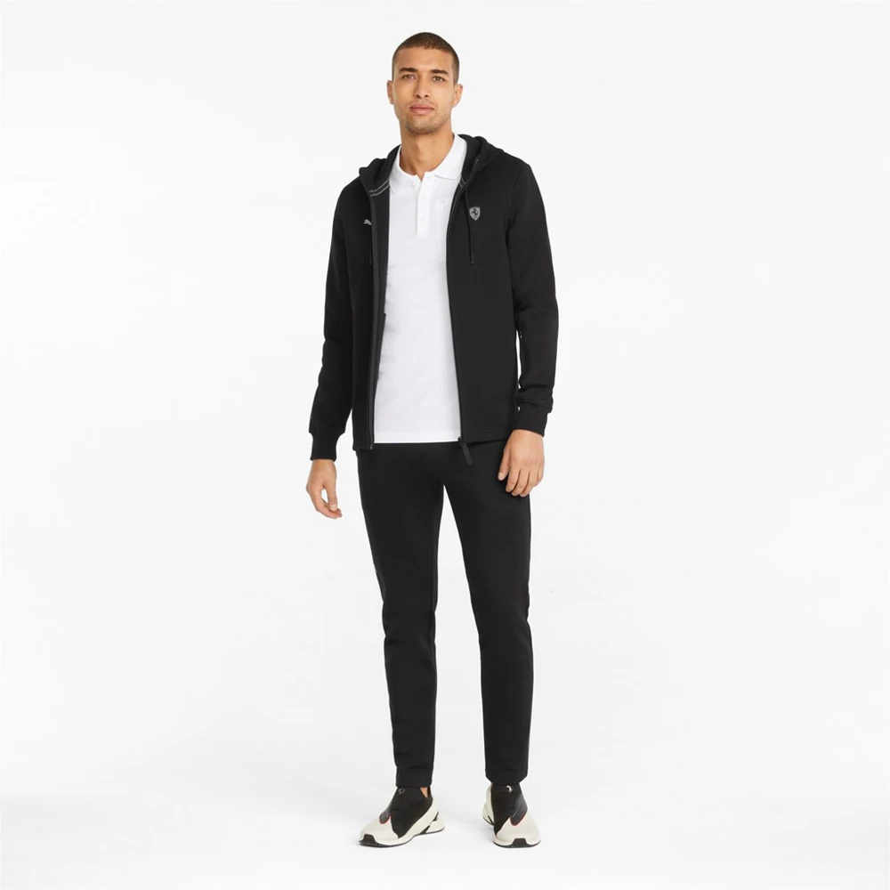 Толстовка Puma Ferrari Style Hooded Sweat Jacket Reg 53333401 черный | Свитера