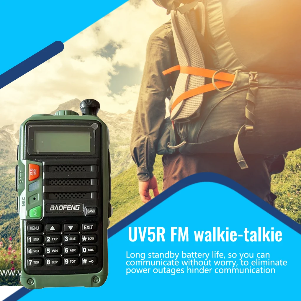 

for Baofeng Dual-Band Transceiver Two Way Charging Walkie Talkie Radio