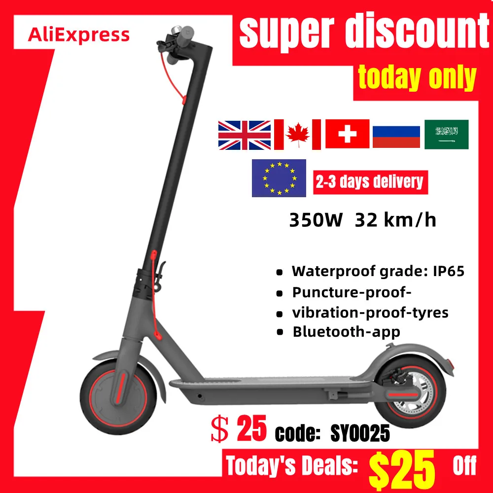 RU US EU UK Kr stock high-end adult electric scooter 8.5in 3